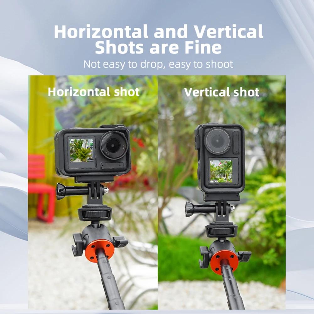 Magnetic Quick Release Adapter Mount For DJI OSMO Action 5 Pro/4/3 Camera Foldable Ultra-light High Capatibility Mount Accessory