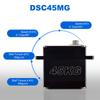High Torque Digital Steering Servo for Car Truck Robot DSC45MG 45KG Servo Coreless Motor Control Angle 180 Degree