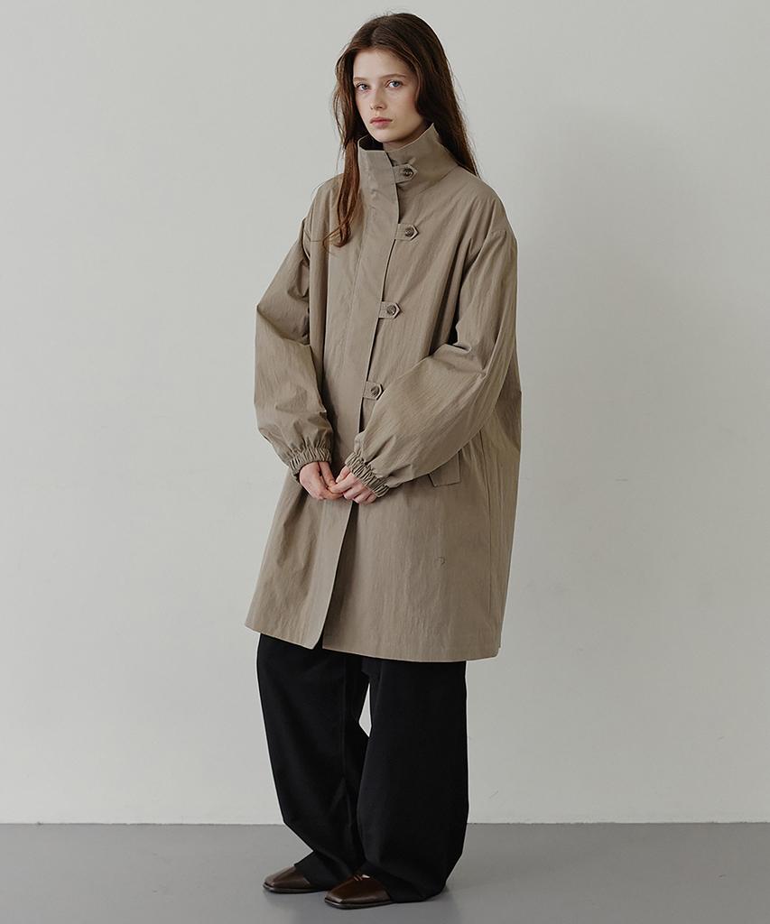 MAKE A TOAST Fishtail Padded Field Jacket (Khaki) Mbffpd003Kk