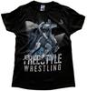 Фристайл Борьба Спорт Борьба Рингер Футболка. Летняя хлопковая футболка с коротким рукавом и круглым вырезом, мужская, в подарок, новая S-3XL