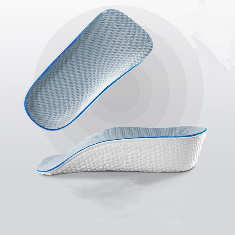 Мужская и женская поддержка свода стопы, внутренняя увеличивающая стелька, невидимая дышащая с мягкой подошвой, динамическая амортизирующая стелька