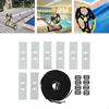 8x Pool Solar Cover Reel Attachment Kit, Accessories, Blanket Straps and