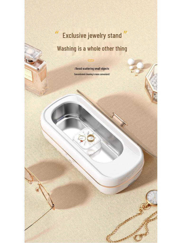 Ultrasonic Blue Light Cleaner for Glasses, Jewelry, and Contact Lens