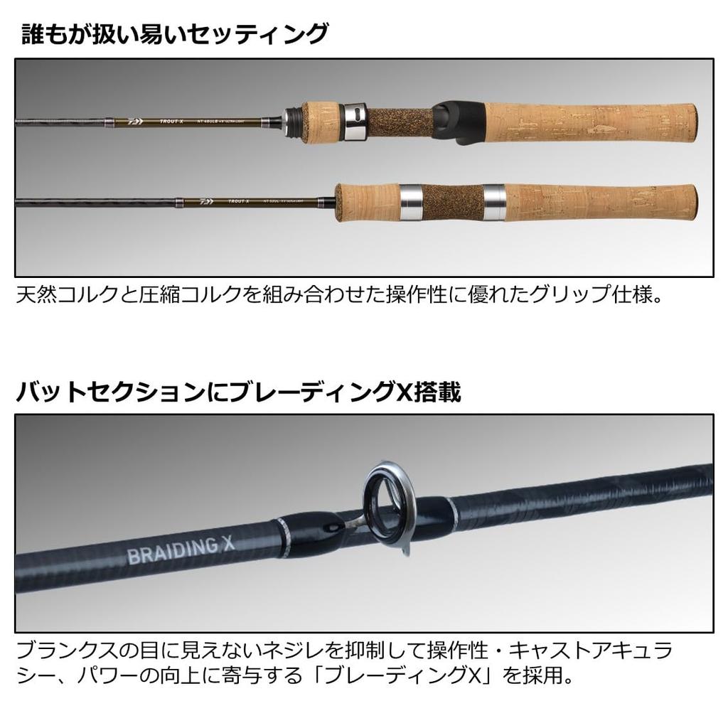 Daiwa Trout Rod Trout X NT 51LB/N