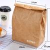 Breakfast Organizer Tote Canvas Lunch Bag Food Hand Bags Waterproof Lunch Bag Kraft Paper Bags