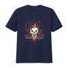 APOCALYPTICA Skull Skeleton Rock Band T Shirt for Fashion Print Cool vintage Washed Breathable Top For Everyday Wear Versatile