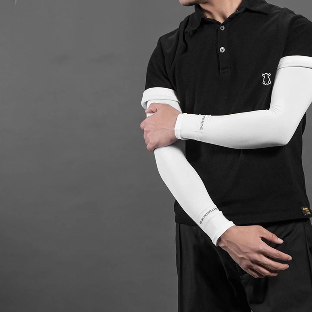 Rockbros Xt9002W Cycling Sleeves - White (2 Pcs.)