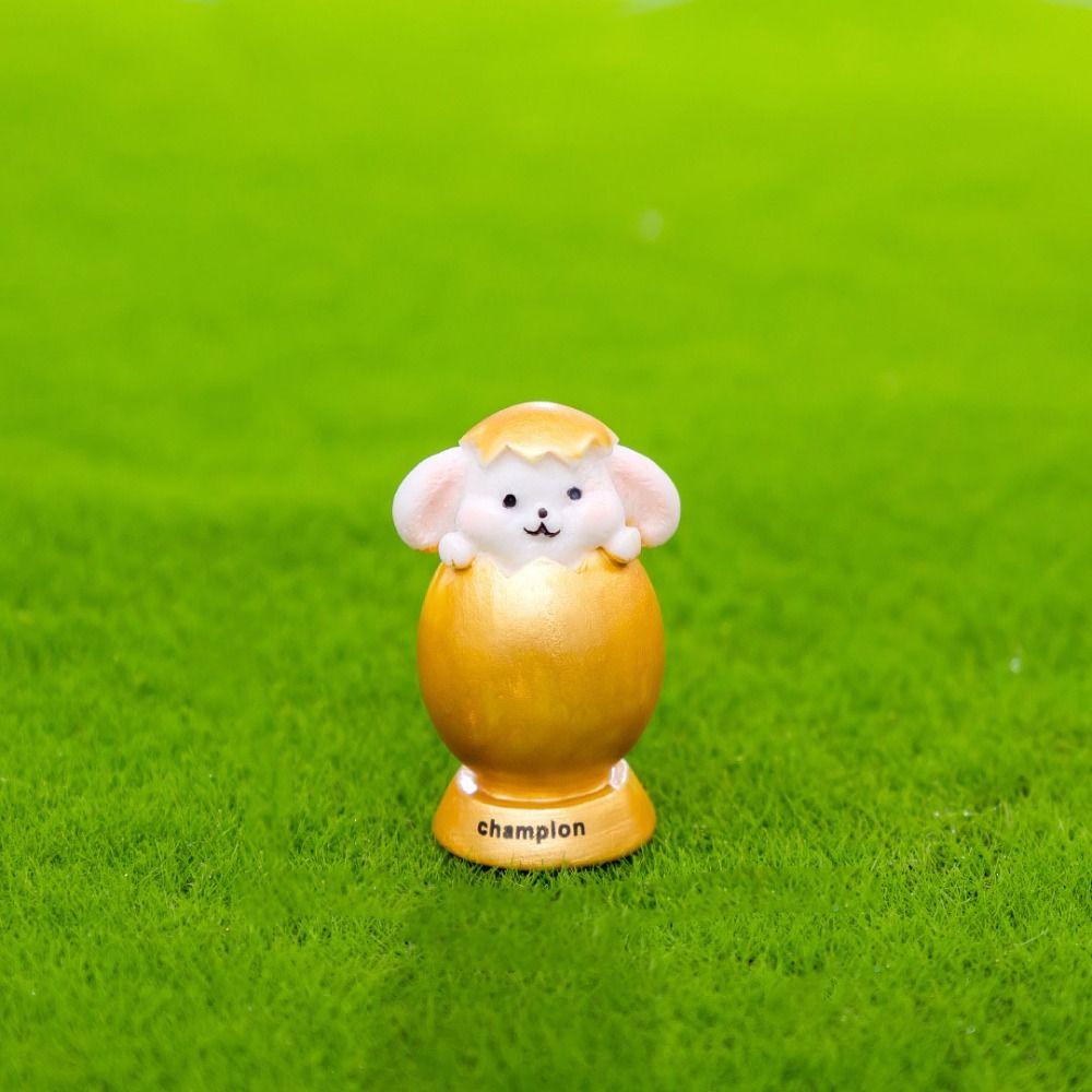 Миниатюрные безделушки из смолы, пасхальная мультяшная статуэтка гнома, подарок, мини-фигурка пасхальных гномов