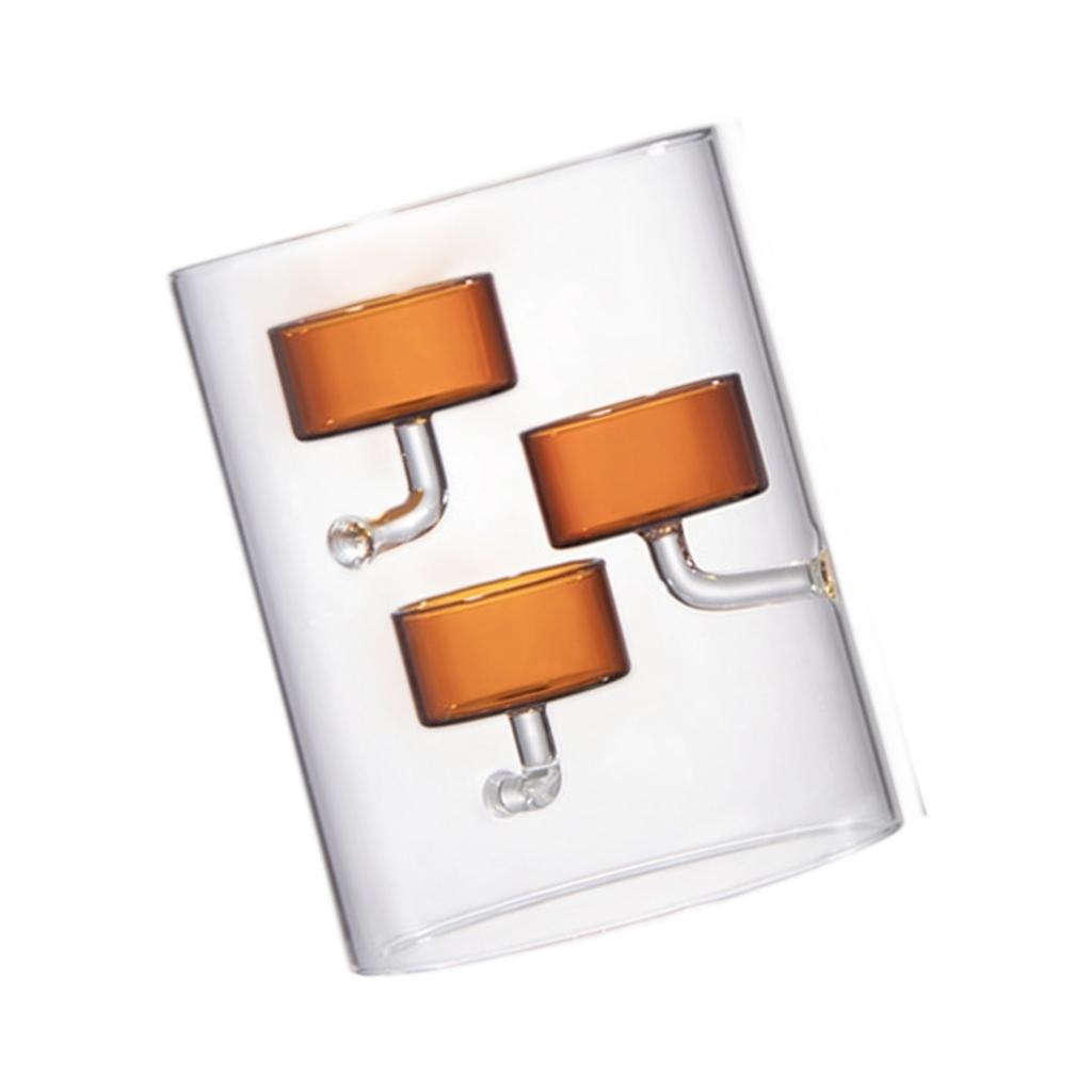 Cylinder Glass Votive Tealight Candle Holder Clear Floating Candle Display DIY Table Centerpieces Decoration Craft