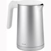 ZWILLING Enfinigy Cool Touch 1 Liter Electric Kettle Cordless Tea Kettle Hot Water Silver &