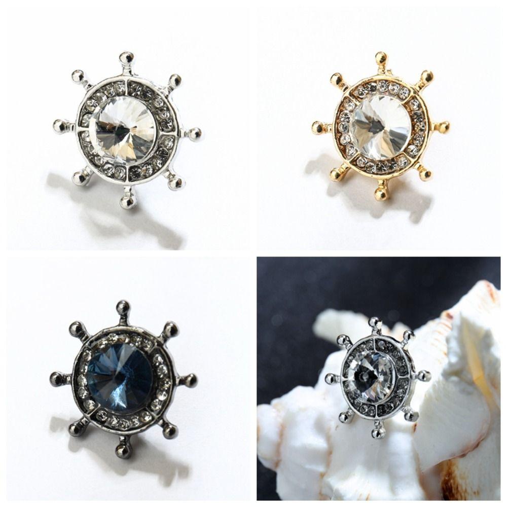 Anti-glare Rudder Collar Brooch Zinc Zinc Alloy Elegant Man
