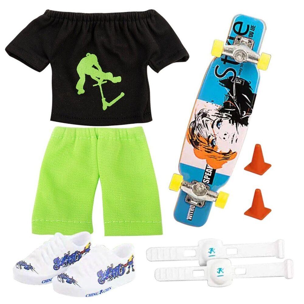 Shoes Finger Clothing Clothes Kit With Pants & Shoes Small Finger Skateboard Finger Scooter Set