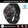 Heart Rate Blood Pressure Blood Oxygen Monitor Body Temperature Ecg+ppg Smart Watch Men Women Health Monitoring Smartwatch