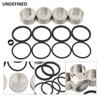 Front Rear Brake Caliper Rebuild Kit 44313-08 For Harley Softail Dyna 08-17 Fat Boy Fat Street Bob Low Rider S Breakout FXS FLS