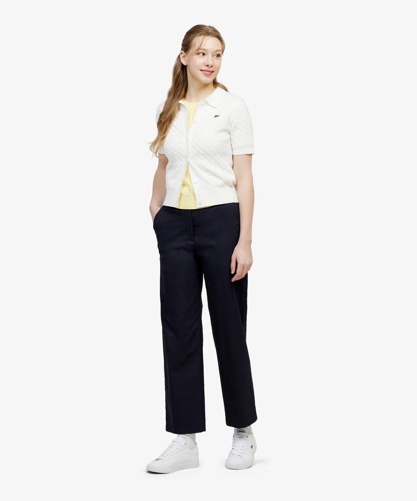LACOSTE Женские прямые летние брюки Hf020E-56G 166