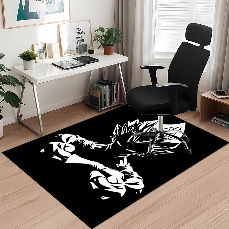 Dragon Ball Printed Carpet, for Office Chair Living Room Bedroom Kitchen Room Decor Gifts.