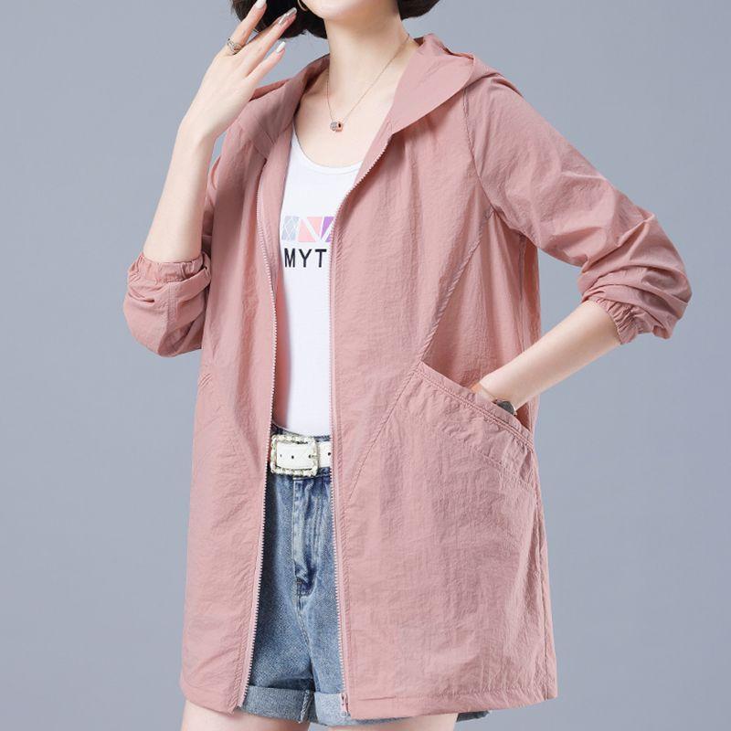 Солнцезащитная верхняя одежда больших размеров для пожилых матерей - дышащий, устойчивый к ультрафиолетовому излучению топ для защиты от солнца