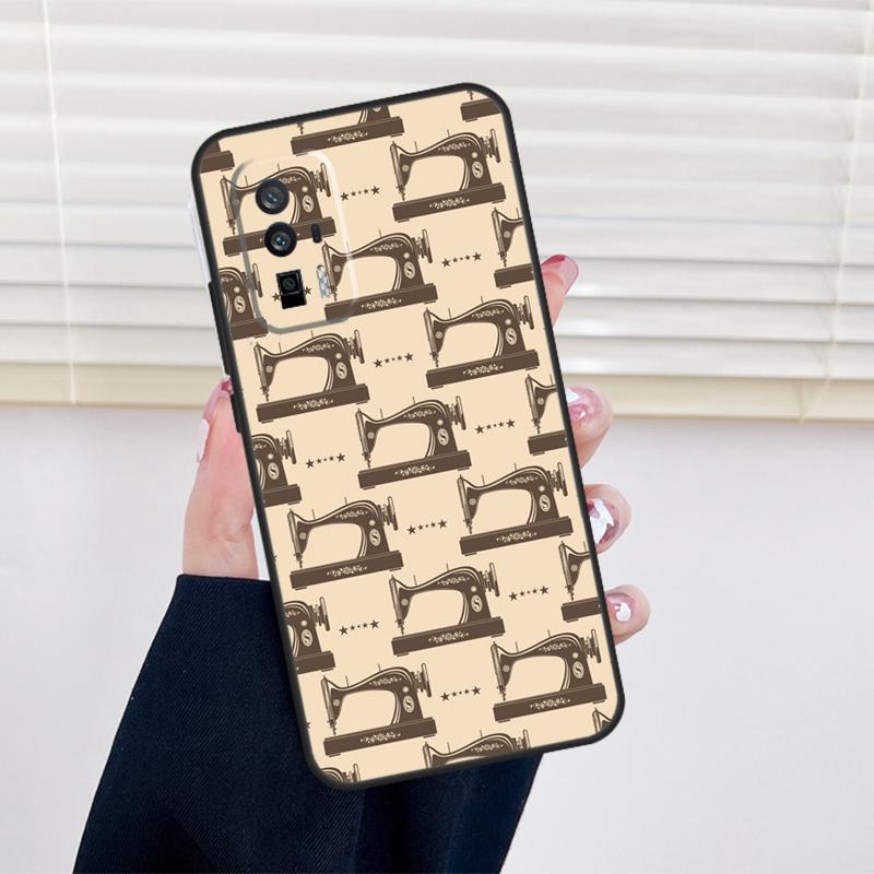 Швейная машина Портной Выкройка Чехол Для Xiaomi 14 13 15 Ultra 11T 12T 13T 14T Pro POCO X7 Pro X3 X5 X6 M6 F5 F6 Pro Чехол