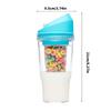 Cereal Milk Separators Cup For Outdoor Travel Breakfast Container With Double Compartments Leakproof Oatmeal Cup