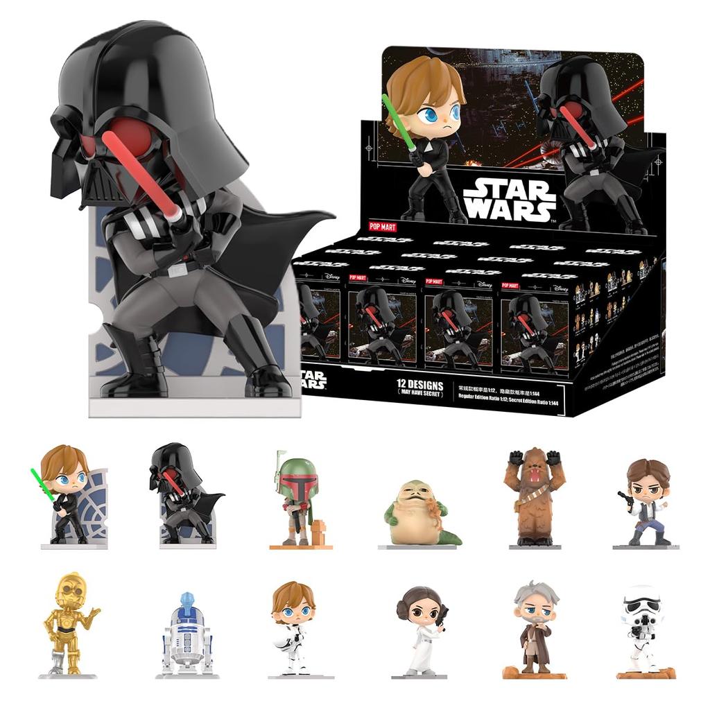 POP MART Звездные войны Серия Коробка 12 POP MART Gacha Gacha Blind Box Фигурка Пластиковая Модель Премиум Игрушка Мягкий Винил Оригинальный Персонаж Подарок На День Рождения