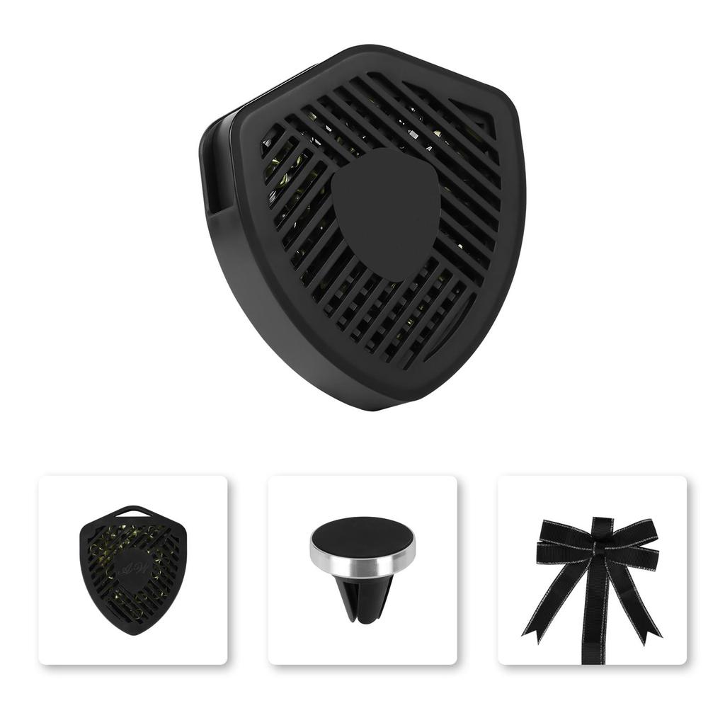 Автомобильный освежитель воздуха Автомобильный воздуховыпускной щиток черный пластиковый автомобильный щиток для ароматерапии пластиковый автомобильный освежитель воздуха Автомобильный диффузор Angel Shield (две сменные подушечки)
