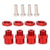 RC Car 12mm To 17mm Wheel Hex Conversion Adapter Accessories for Sakura D4 HSP 94123 110 CarRed