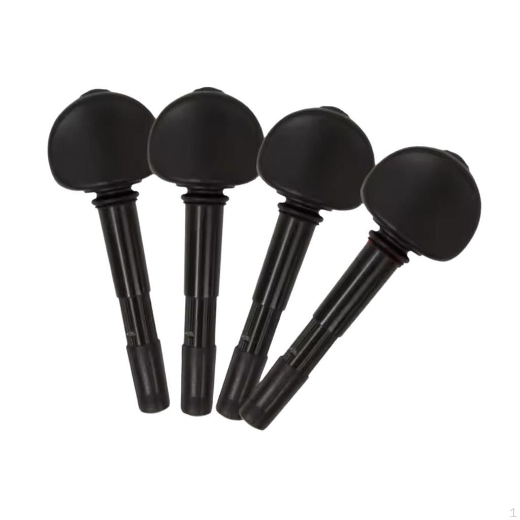 4 Pieces Mechanical Violin Fiddle Tuning Peg Set String Adjuster Musical Instrument Accessories