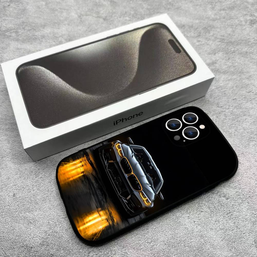 Черно-белый для B-BMW-W Чехол для телефона Для iPhone 17,16,15,14,13,12,Pro,Max,Plus,E,SE4,Air,Mini Черный Мягкий Короб