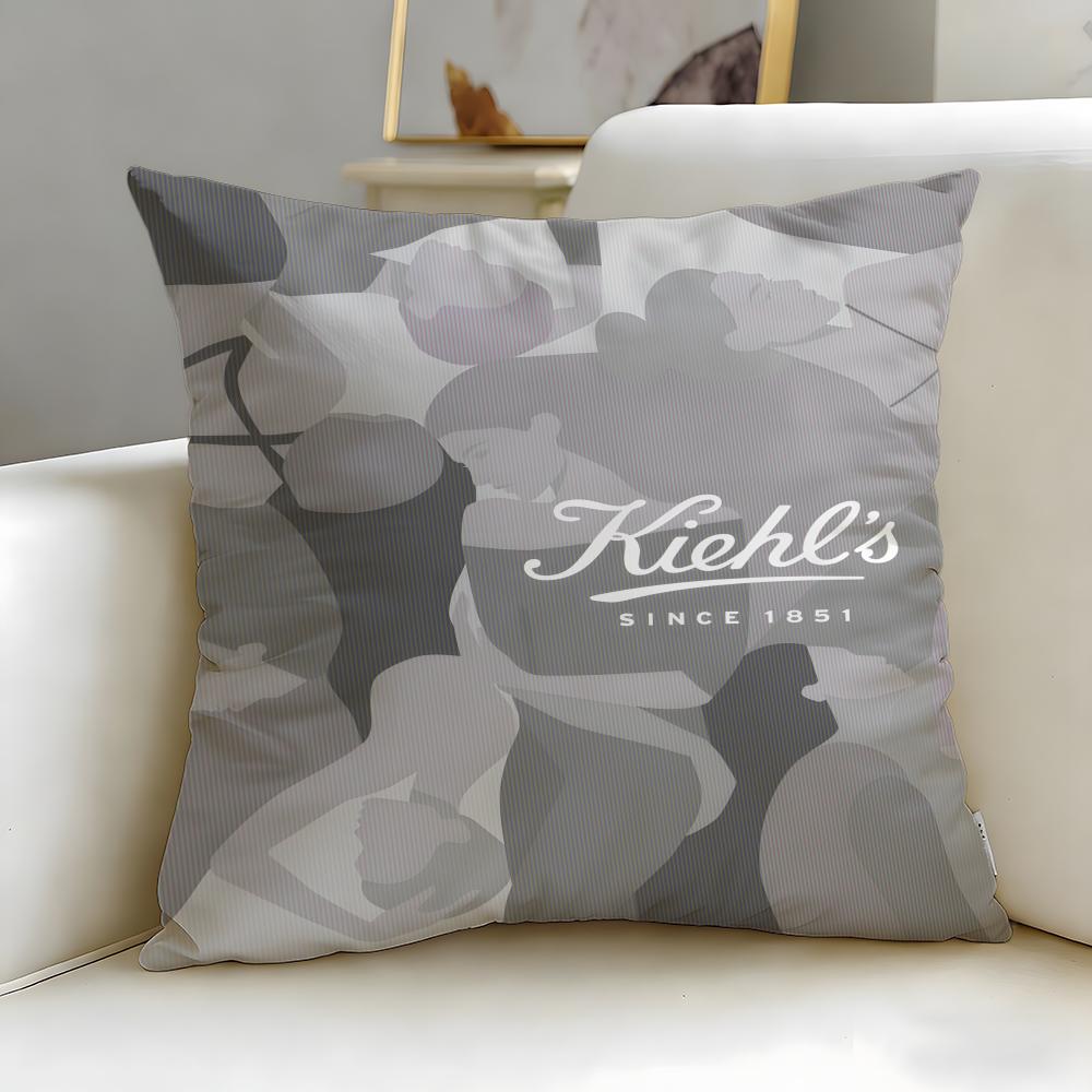 Классический бренд уходовой косметики Kiehl's Чехол-подушка Cushion Cover Soft & Easy-Wash – Универсальный для дивана, кровати, путешествий и офиса