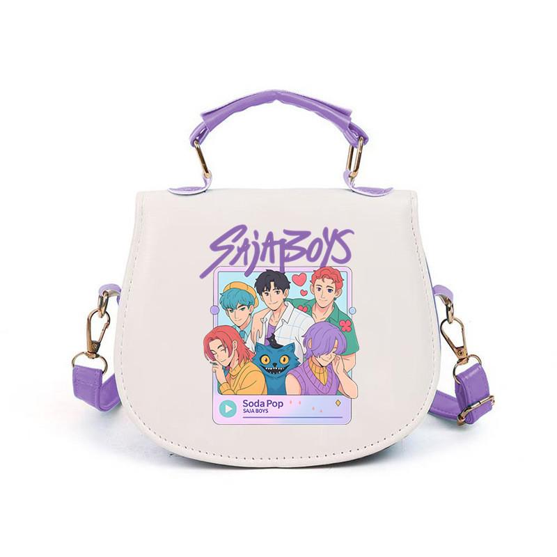 Girls Kpop Hunters Derpy Rumi Zoey Mira Printed Student Kids Casual Shoulder Crossbody Bags