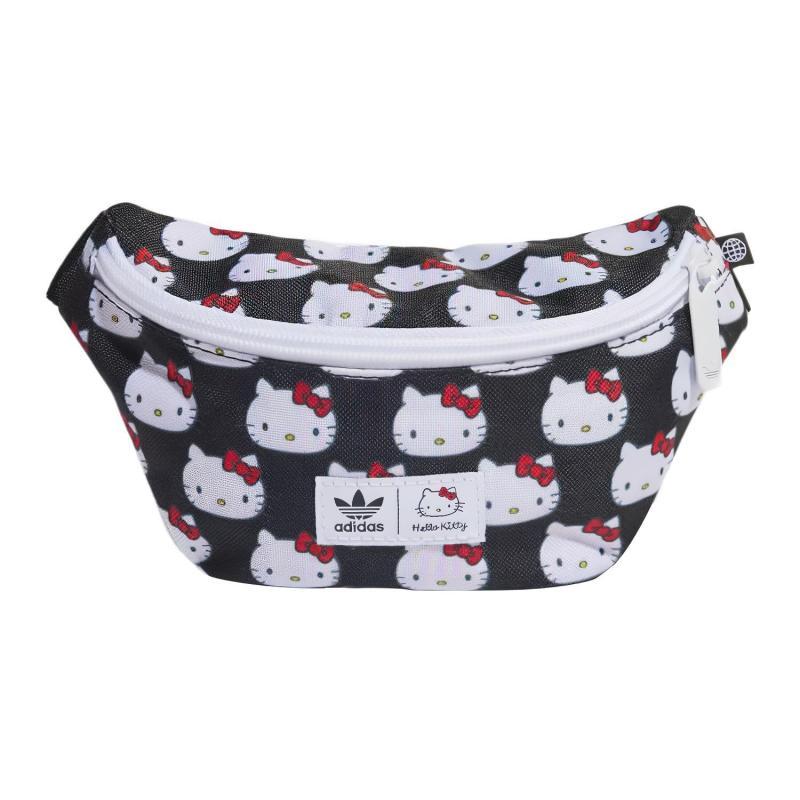 adidas Оригиналы Hello Kitty, Коллаборация Спортивная поясная сумка из переработанного полиэстера Обычная Мужская Разноцветная Adidas HK7162