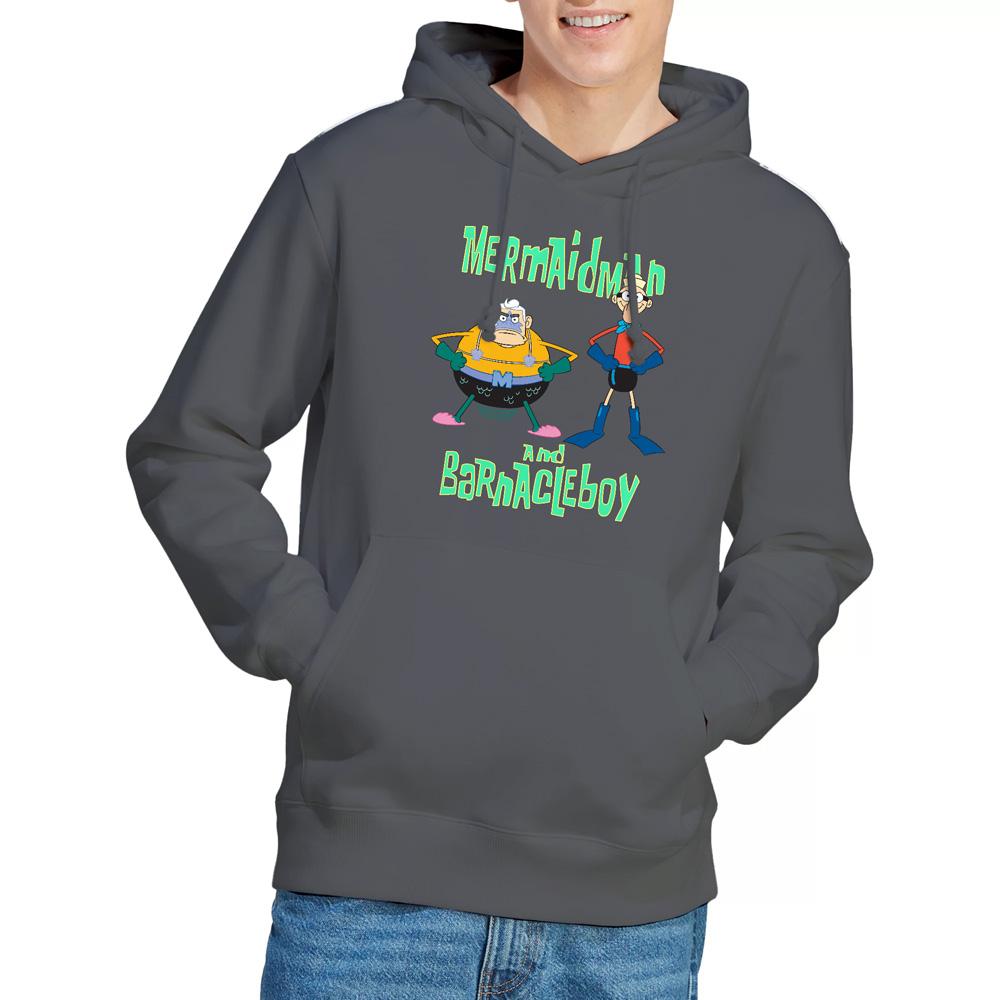 SpongeBob SquarePants Mens Mermaid Man & Barnacle Boy Hoodie