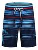 Мужские пляжные шорты с разноцветным узором, яркие 3D-печатные boardshorts, летние повседневные шорты для отпуска, свободные купальники для серфинга