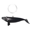 Mini Shark Simulated Floating Whales Aquarium Ornaments Realistic Floating Cartoon Figurines Odorless Fish Tank Decoration Vibrant Colors Miniature
