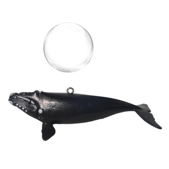 Mini Shark Simulated Floating Whales Aquarium Ornaments Realistic Floating Cartoon Figurines Odorless Fish Tank Decoration Vibrant Colors Miniature