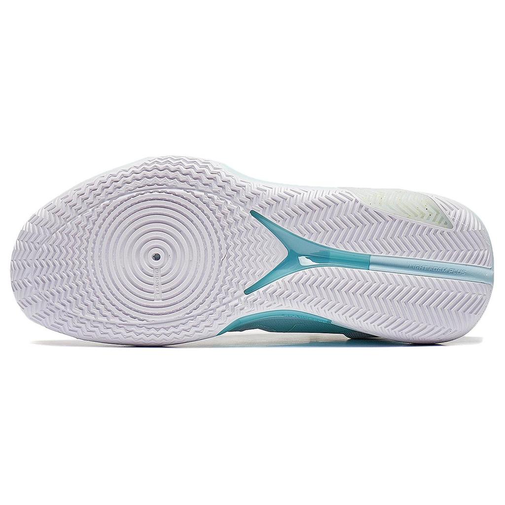 New LiNing Speed 9 Premium Cushioning Wear Resistant Low Top Basketball Shoes Men's Aqua Blue ABAT015-1