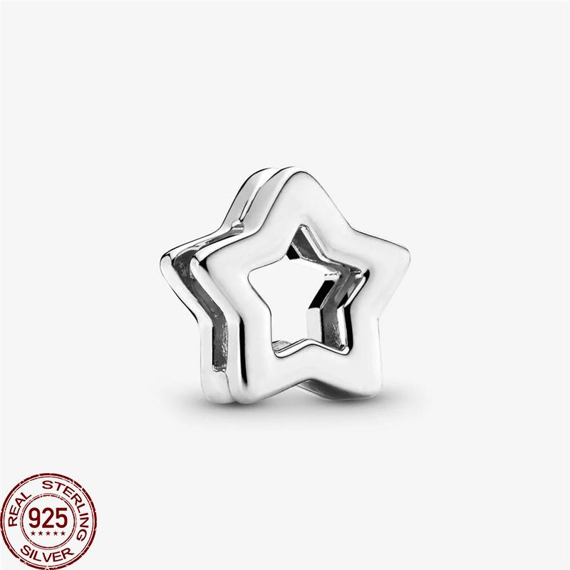 Женская цепочка-зажим из стерлингового серебра 925 пробы с сеткой, круглая подвеска в виде бабочки, подходит для оригинального браслета из сетки своими руками