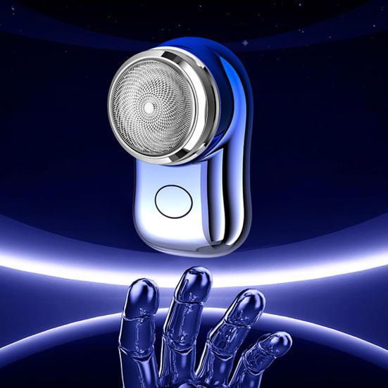 Electric Shaver USB Rechargeable Pocket Size Portable Safe Mini Travel Shaver Men Cordless Hair Beard Trimmer Remover Tool
