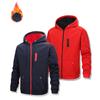 1 Winter Cycling Jacket Thermal Fleece Windproof Long Sleeve Bike Outerwear Sportswear Cold Weather Riding