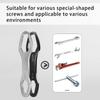 2Pcs Efficient Adjustable Wrench 8 to 24 mm for Diverse Repair Applications