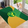 Soft Floor Carpet Norwich City Football Pattern Area Rug Decorative Mat For Home Room Decoration