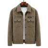Men's Autumn New Casual Lapel Corduroy Jacket Men's Youth Coat Top