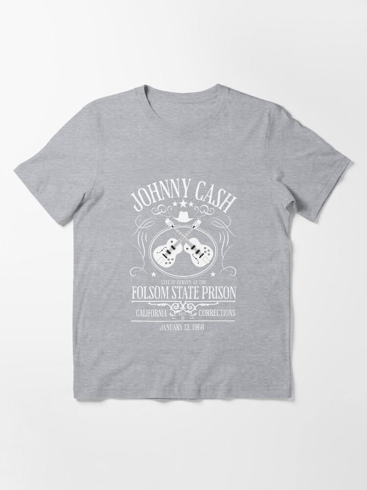Johnny Cash Johnny Cash live at Folsom State Prison - Jan. 13, 1968 Essential T-Shirt