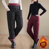 Winter Windproof Warm Cotton Pants Female High Waist Loose Harem Pants Women Thicken Casual Women Pants