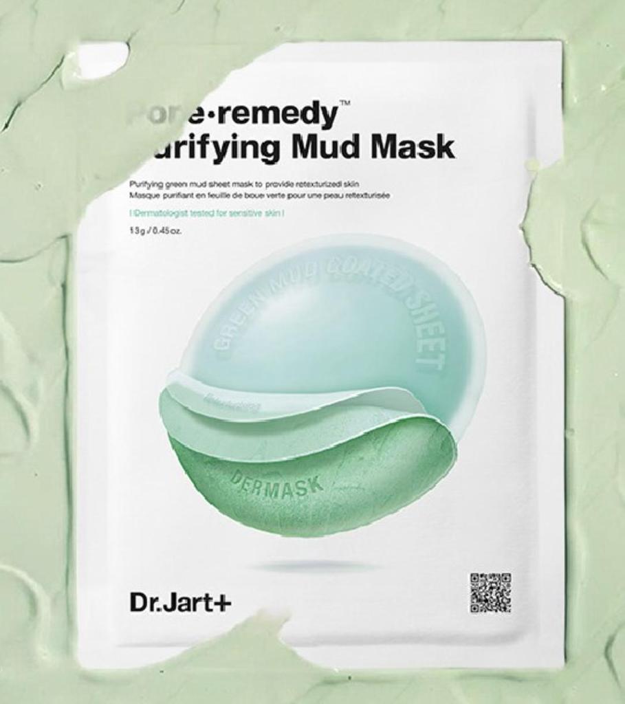 Dr.Jart+ Pore Remedy Purifying Mud Mask Pore Clearing & Smooth Skin 13g x 5 Sheets