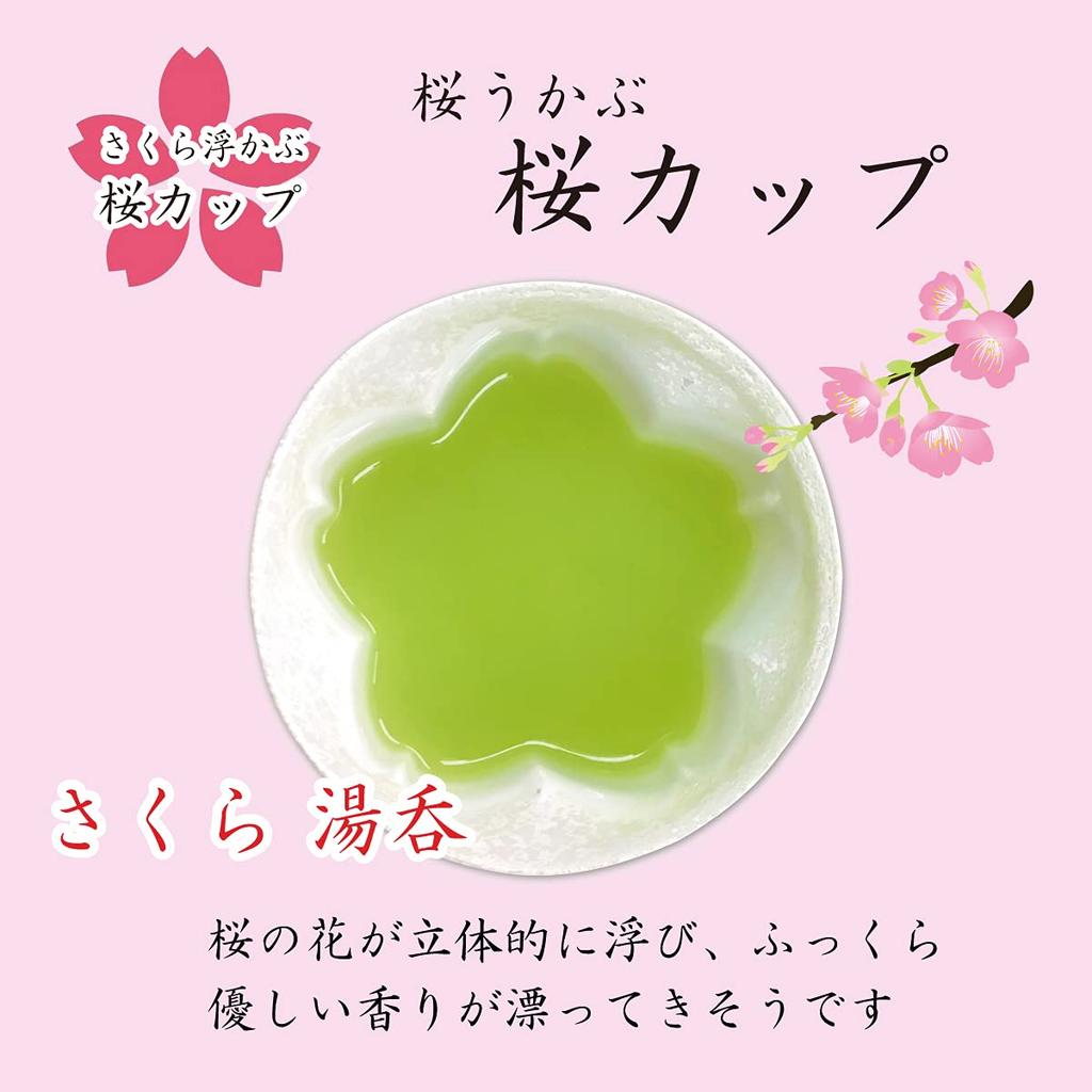 A Perfect Gift for Grandma or Birthday a Pink Teacup Shaped Like a Cherry Blossom Made of Arita Ware Called No with a Message Card and a Longevity