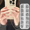 1 Набор 3D Шарм для Нейл-арта 12 Отделений Стразы Искусственный Жемчуг Бант Роза Цветок Дизайн Ногтей Украшения DIY Поделки Аксессуары для Декора Ногтей