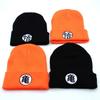 Anime Dragon Ball Embroidered Knitted Beanie Hat, Men Women Winter Outdoor Motion Ski Warm Wind-Resistant Beanie Hats