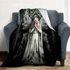 Gothic Angel Flannel Blanket Throw Blanket Soft Warm Sofa Bed Camping Home Decor Unique Christmas Gift Cs92274