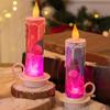Yousheng рождественские маленькие свечи светодиодные электронные свечи с милыми рождественскими узорами настольные украшения